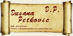 Dušana Petković vizit kartica